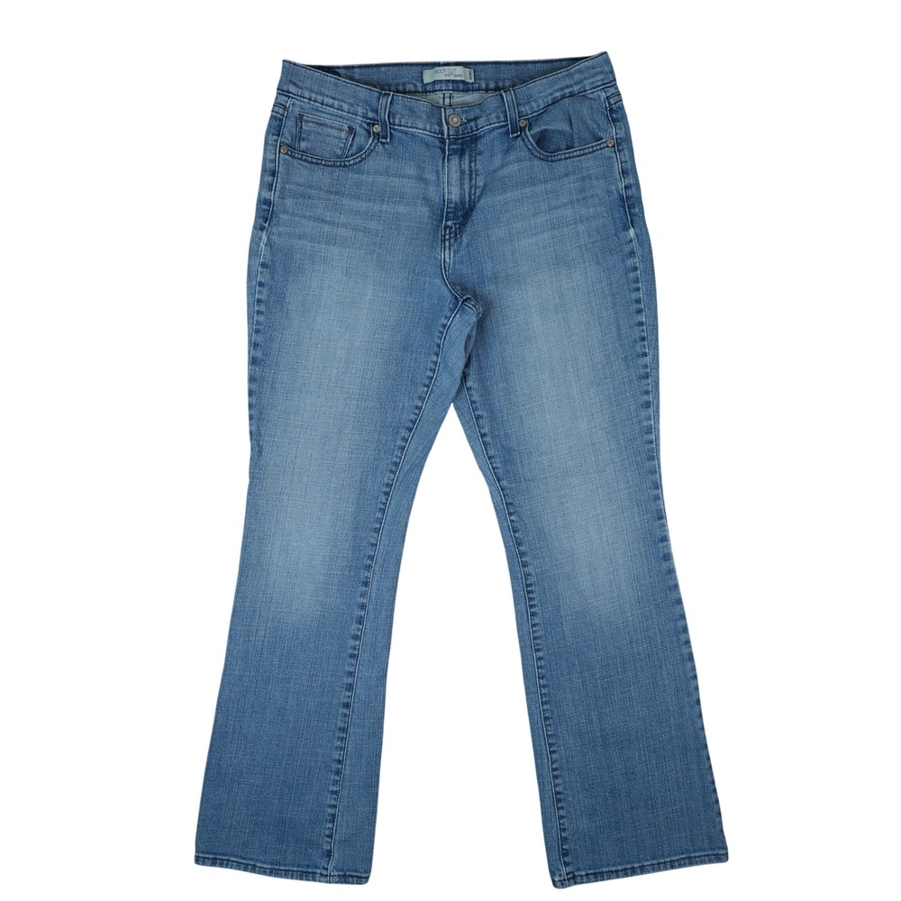 Levi's 515 Bootcut Jeans Womens 12M Blue Medium Wash Stretch Denim Classic
